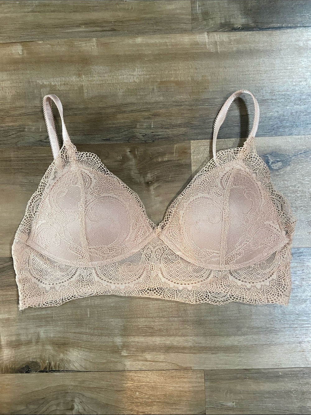 Lace Bralette in Blush Pink - Women Intimates & Sleepwear